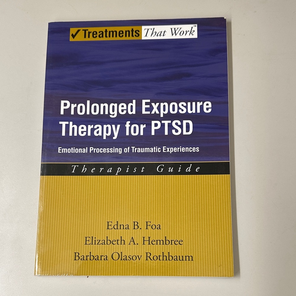 Prolonged Exposure Therapy for PTSD - Book - New!